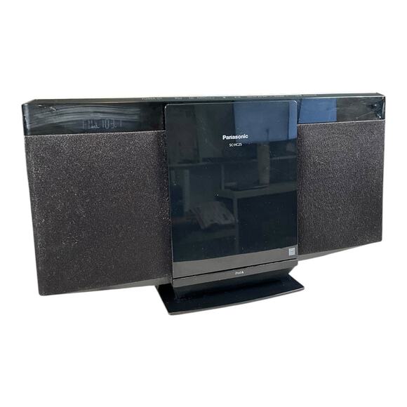 Panasonic SC-HE25 Single CD Player, IPOD Deck w/MP3, AM/FM Receiver Slim Vertica - Picture 1 of 14